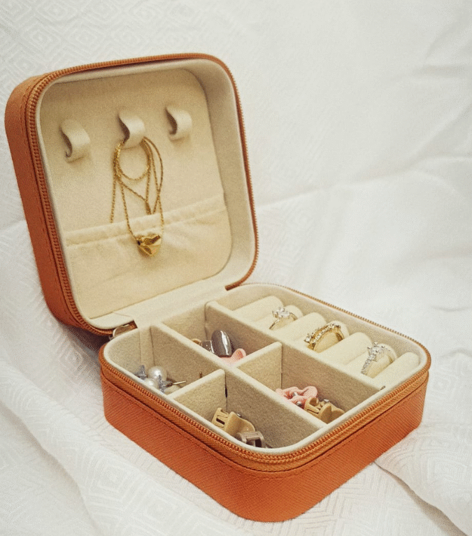Portable Jewelry Organizer Box