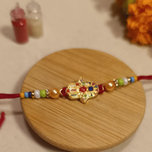 Antique Charm Beaded Rakhi