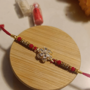 Floral Diamond Rakhi