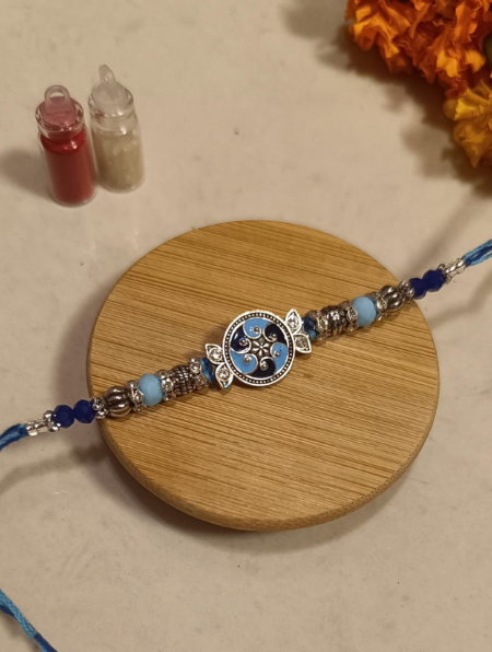 Crescent Moon Designer Rakhi