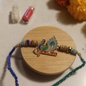 Majestic Peacock Rakhi