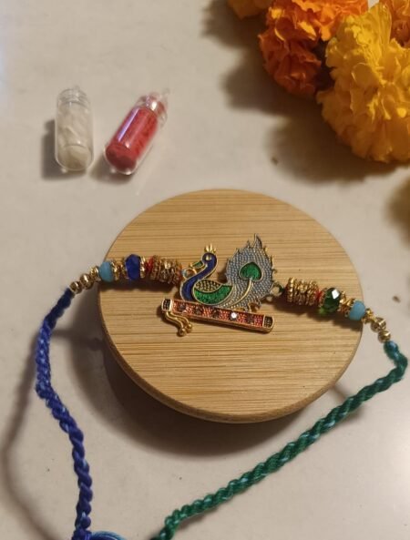 Majestic Peacock Rakhi