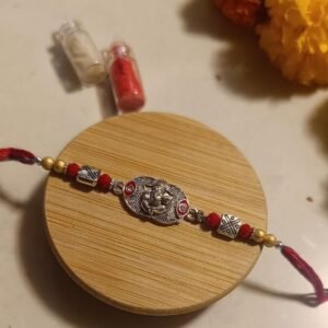 Silver Ganesha Rakhi