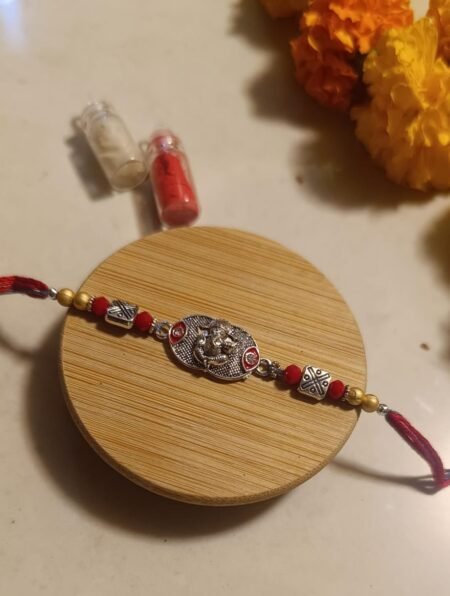 Silver Ganesha Rakhi